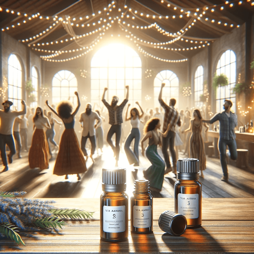 DALL·E 2024 01 18 13.32.02 Create a photorealistic image that captures a joyful atmosphere in a brightly lit indoor space where a group of diverse happy people are dancing and