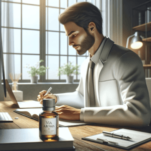 DALL·E 2024 01 18 14.38.44 Create a photorealistic image of a professional setting where a focused individual is working at a desk. The scene is well lit by natural sunlight fro